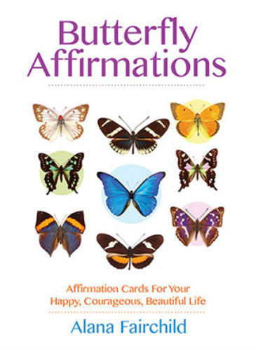 Butterfly Affirmations Deck Cards Esoteric Alana Fairchild Blue Angel Ba44