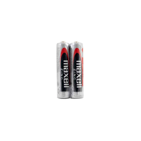 2 Maxell Zinc Carbon Aaa Lr03 Batteries Two Pack 1.5V R03 Micro No Mercury NEW