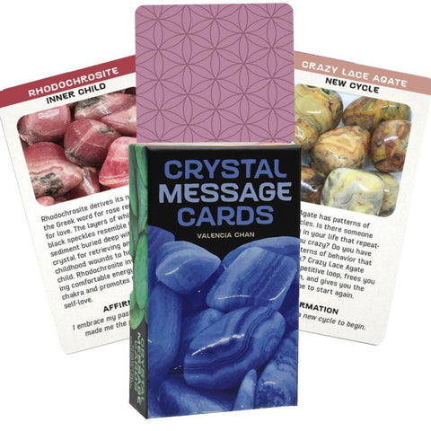 Crystal Message Cards Oracle Deck 70-Card Affirmation Guide by US Games