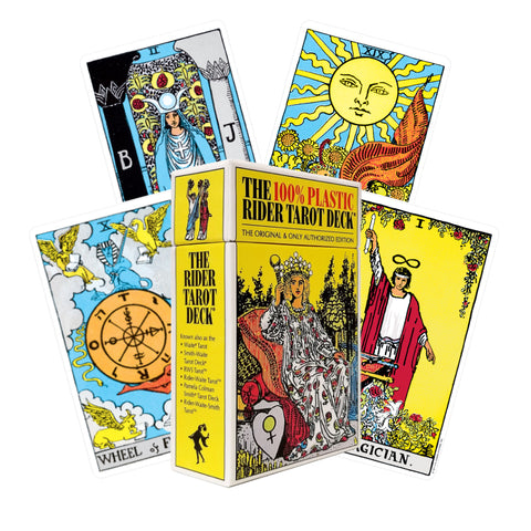 Rider Waite 100% Plastic Tarot Deck 78 Cards US Games Pamela Colman Smith