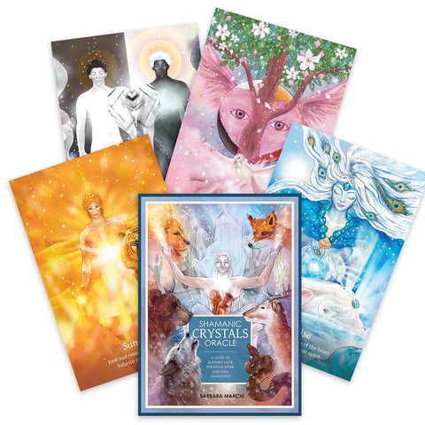 Shamanic Crystals Oracle cards Blue Angel