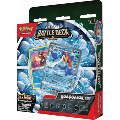 Pokemon TCG Quaquaval ex Deluxe Battle Deck 60-Card Set English