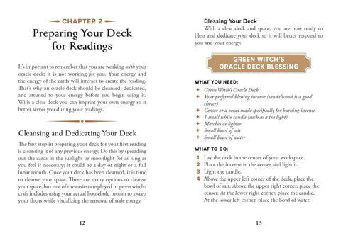 The Green Witch's Oracle Cards Deck by Arin Murphy-Hiscock Adams Media