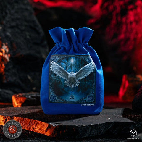 Anne Stokes Phoenix Dice Bag Drawstring Pouch by Q-Workshop