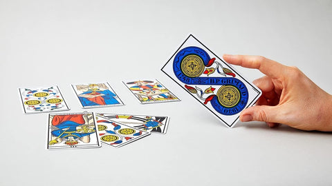 Tarot de Marseille French Edition Deck – Grimaud Cartomancie Cards