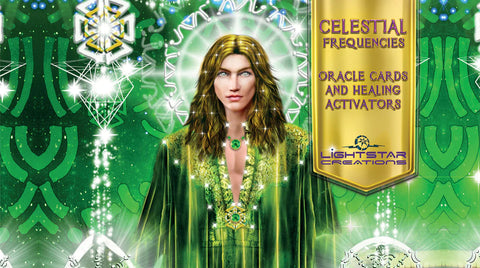 Celestial Frequencies Oracle Cards & Healing Activators Schiffer Publishing NEW