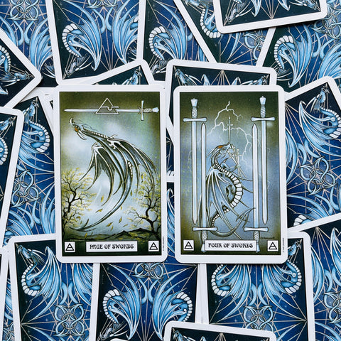 Dragon Tarot Card Deck 78 Cards by Terry Donaldson US Games Systems New