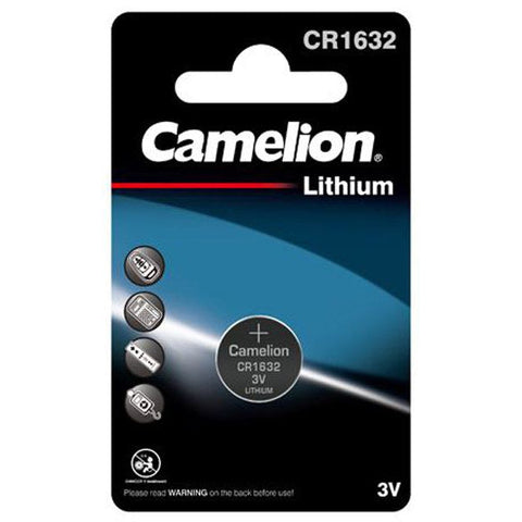 1x Camelion CR1632 3V Lithium Coin Cell Battery for Key Fob Watch Remote