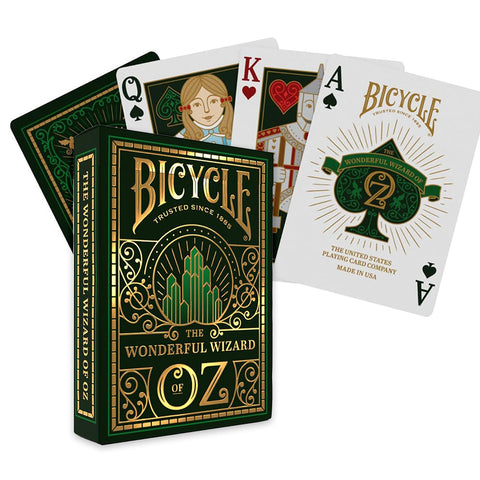 Bicycle Wizard of Oz Playing Cards Deck – Collector Gold Foil Edition