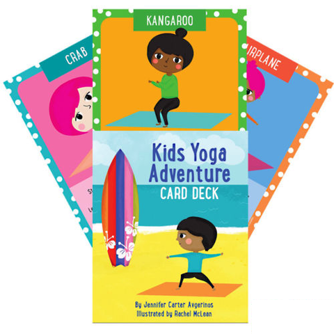 Kids Yoga Adventure Cards Deck Imaginary India Zoo US Games Systems Yka46