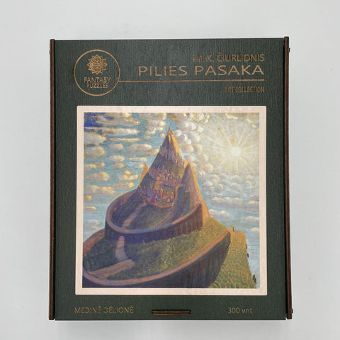 M.K. Ciurlionis Tale of the Castle 150pc Wooden Jigsaw Puzzle M