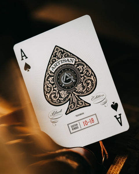Artisans Theory 11 Playing Cards Deck Gold Black Magic Tricks Sealed USA