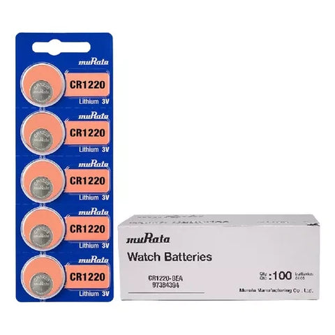 20x Murata CR1220 Lithium Batteries 3V Cell Coin Button ECR1220 by Sony - NEW