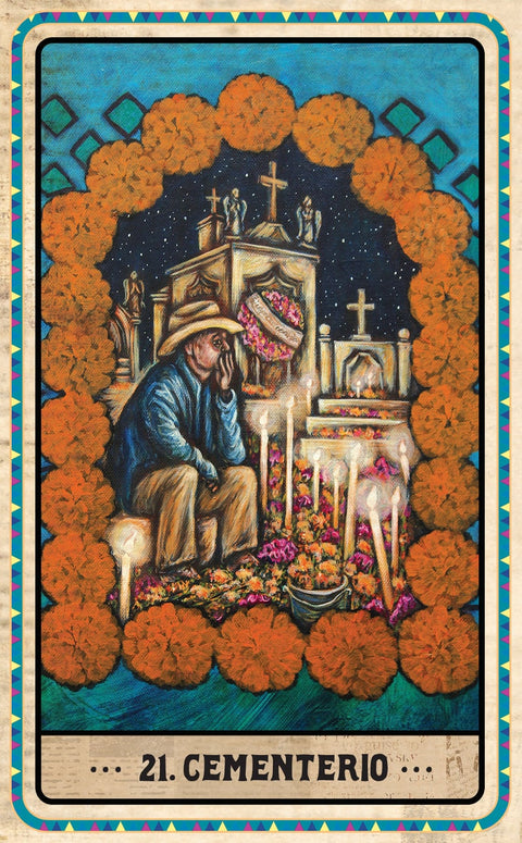 Dia De Los Muertos Oracle Deck 44 Cards & Guidebook by Kelly Sullivan Walden