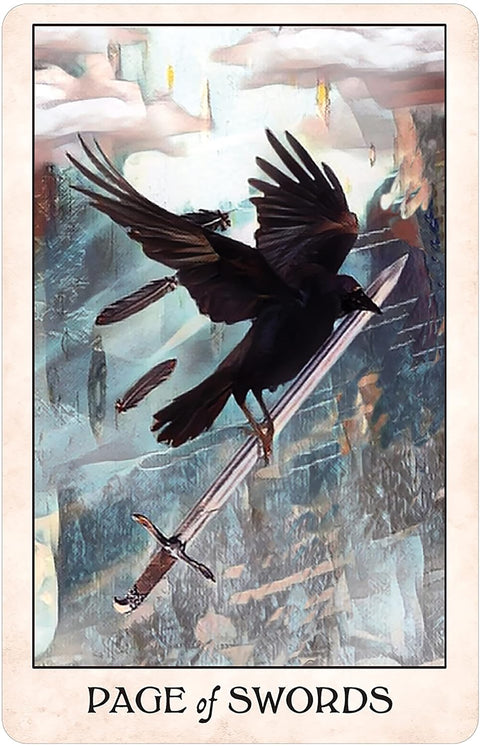 Crow Tarot Pocket Edition Cards Deck Animals Birds Wisdom