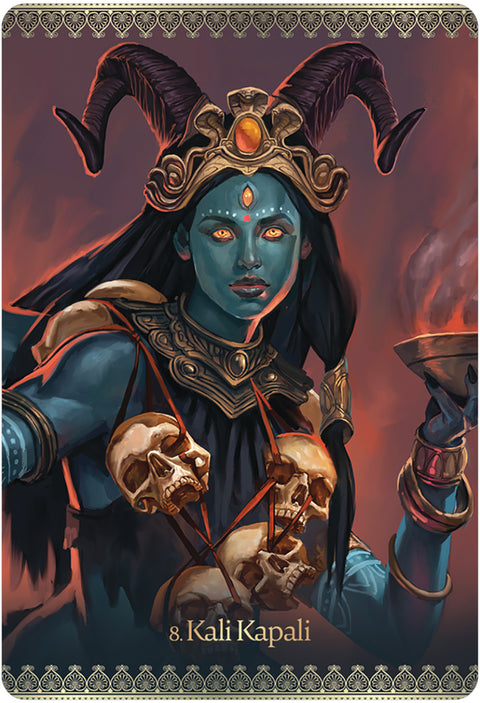 Kali Oracle Cards Deck & Guidebook by Alana Fairchild Blue Angel
