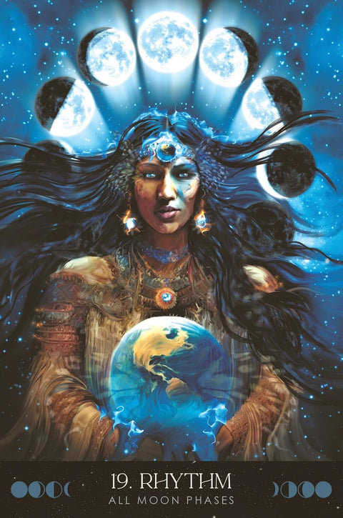 Moon Temple Oracle Card Deck & Guidebook by Blue Angel Publishing