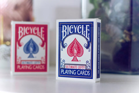 Bicycle Lefty Blue Poker Playing Cards Deck for Left-Handed Players