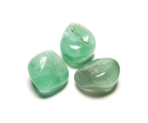 Green Fluorite Tumbled Stones 500g Bag Large Crystals by Lo Scarabeo