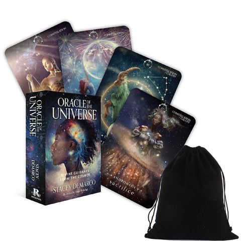 Oracle of the Universe Cards Divine Guidance From Cosmos With Bag