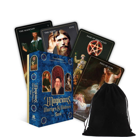 Magicians Martyrs and Madmen Tarot Cards  With Bag