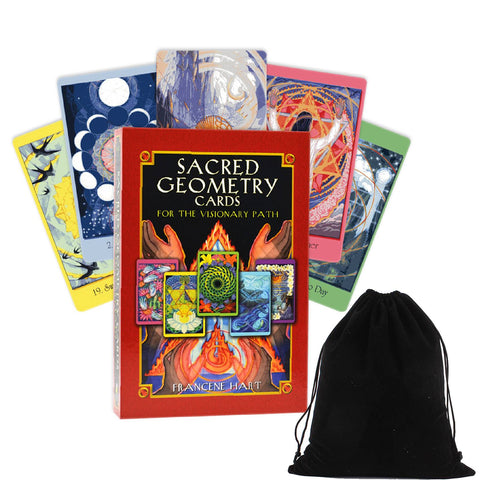 Sacred Geometry Cards For The Visionary Path Deck With Bag