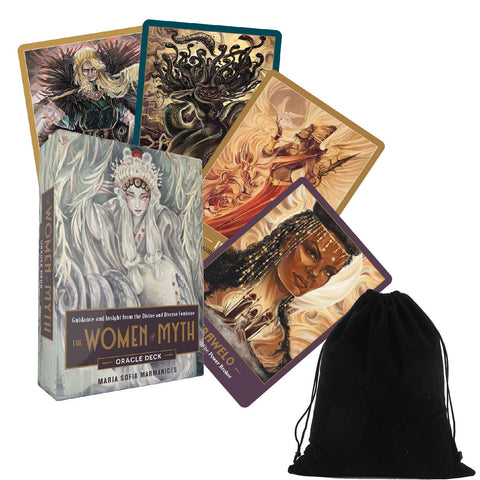 The Women of Myth Oracle – Divine Feminine Archetypes Cards Deck With Bag