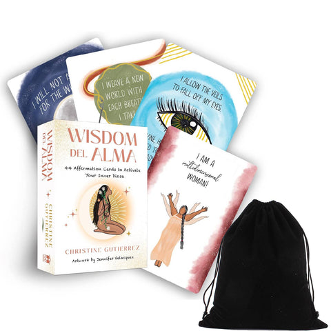 Wisdom Del Alma Affirmations Cards Deck Activate Diosa Oracle With Bag
