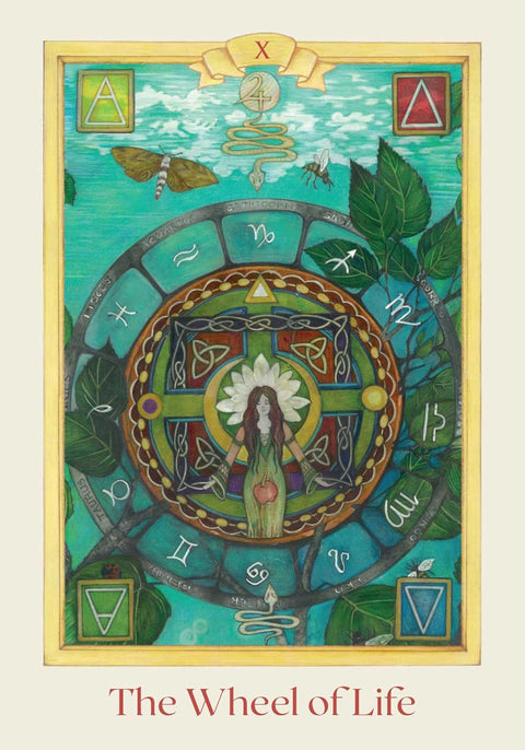 Celtic Elemental Tarot Deck 78 Cards & Guidebook by Findhorn Press