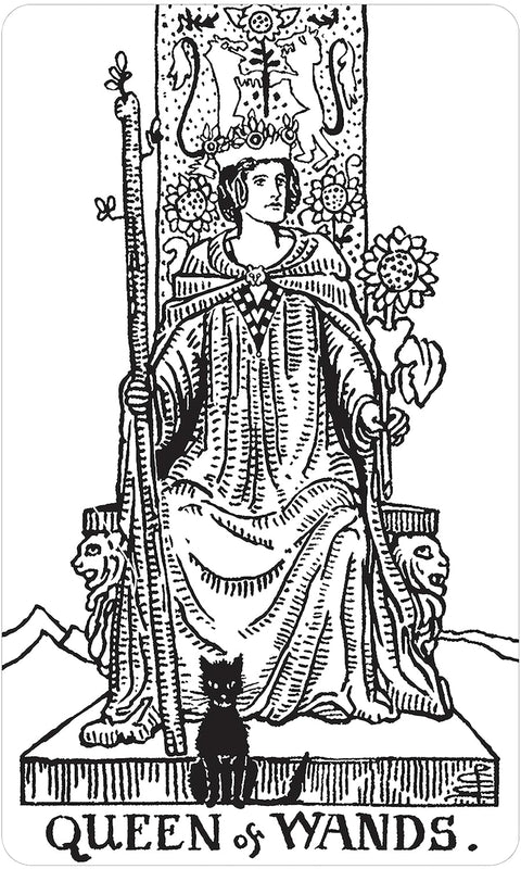 Black & White Rider-Waite Tarot Cards Deck & Guidebook US Games Systems