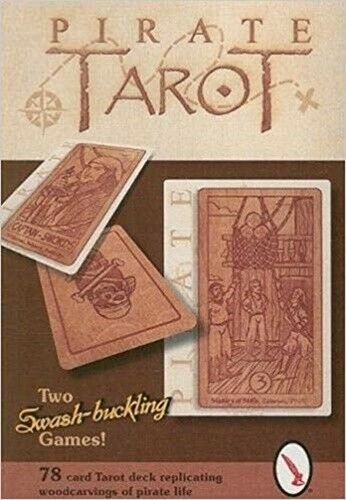 Pirate Tarot Cards Deck Woodcarving Schiffer Publishing Carrie Lucas Amodio NEW