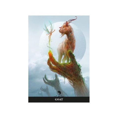 Chinese Astrology Oracle Cards Deck 24-Card Set by Lo Scarabeo
