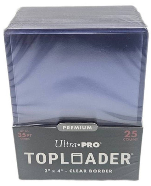 Clear Premium Toploaders (35PT) 3" x 4", 25 pcs. Ultra Pro