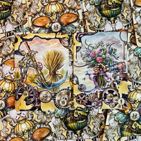 Steampunk Lenormand Oracle Cards Lo Scarabeo Barbara Moore Diana Cammarano NEW