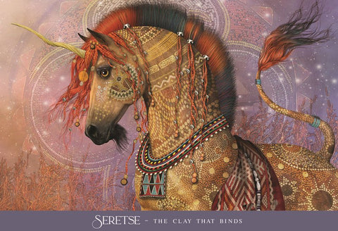 Oracle Of The Sacred Horse Cards Deck And Guidebook Blue Angel