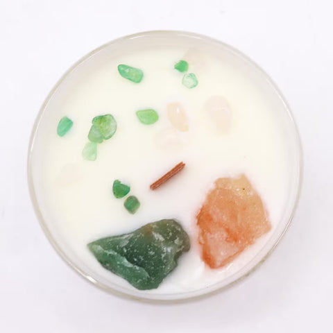 Chakra Crystal Candle - Heart Chakra Ancient Wisdom