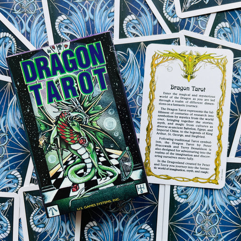 Dragon Tarot Card Deck 78 Cards by Terry Donaldson US Games Systems New