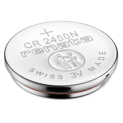 Renata CR2450N 3V Lithium Coin Cell Battery 2-Pack Swiss Made DL2450 BR2450