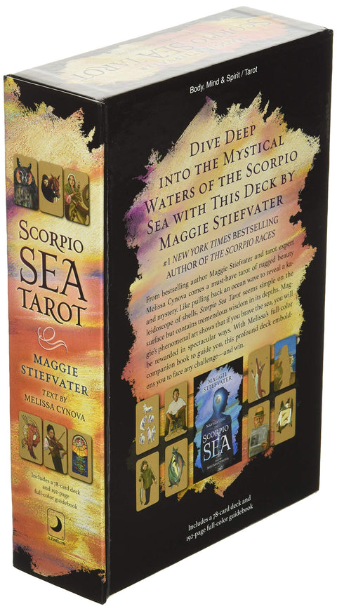 Scorpio Sea Tarot Cards Deck & Book Set Llewellyn Maggie Stiefvater Cynova NEW
