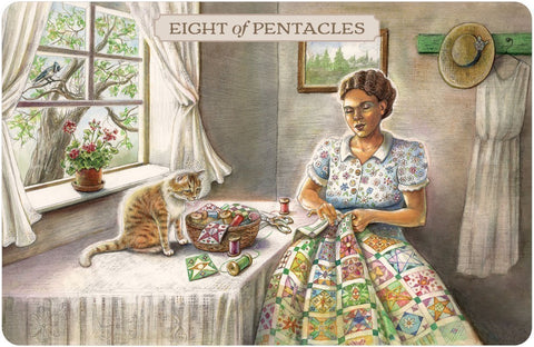 Pastoral Tarot Cards Deck & Book Set With Linen Pouch US Games Systems NEW