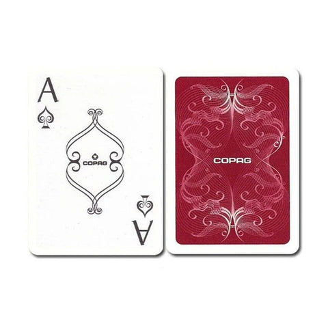 Copag Centennial 100% Plastic Poker Cards Deck Red Jumbo Index