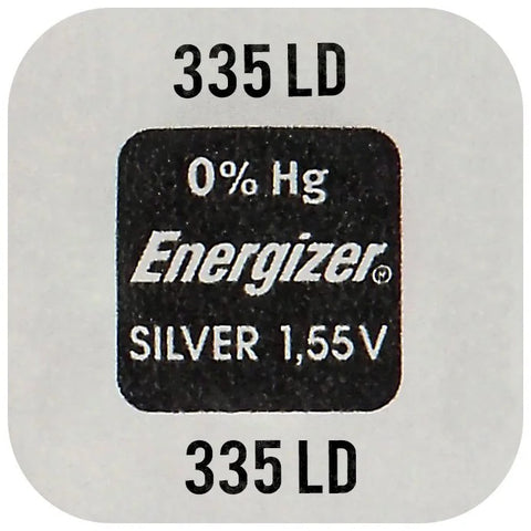 10x Energizer 335 SR512SW Silver Oxide Watch Batteries 1.55V Japan