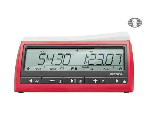 DGT 3000 FIDE Approved Digital Chess Clock with 24 Timer Modes