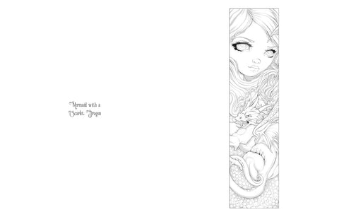 Dragonling Coloring Book Blue Angel