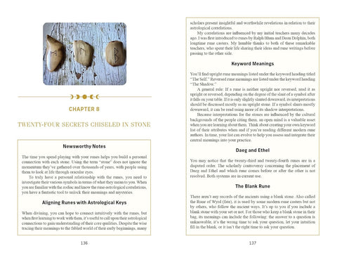 Astrology Tarot Runes Divination Guide Book by Schiffer