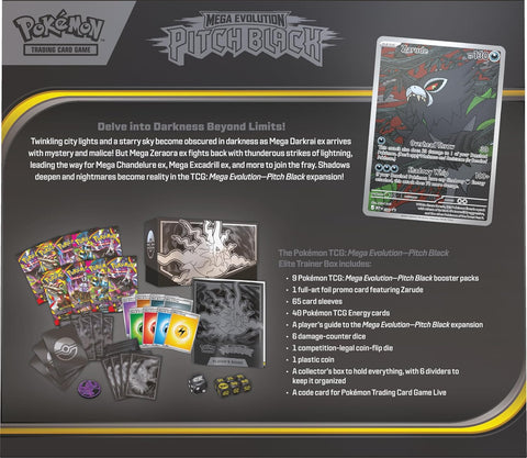 Pokémon TCG Mega Evolution Pitch Black Elite Trainer Box ETB