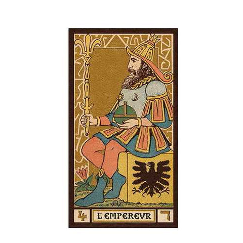 Golden Wirth Tarot Grand Trumps 22 Card Deck Gold Foil Lo Scarabeo