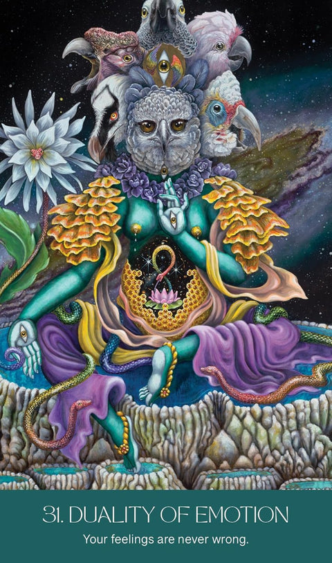 Unity Oracle Deck by Blue Angel 50 Cards & Guidebook Spiritual Divination