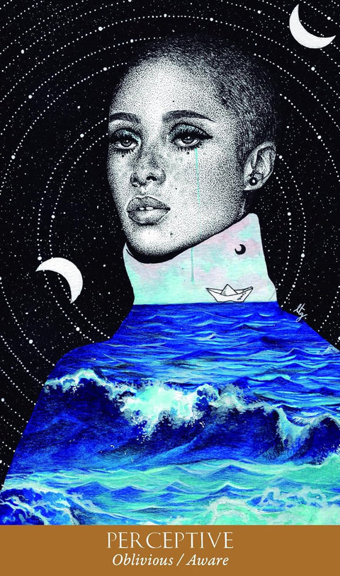 Soul Mirror Oracle Card Deck: See Yourself Blue Angel By Sunshine Connelly