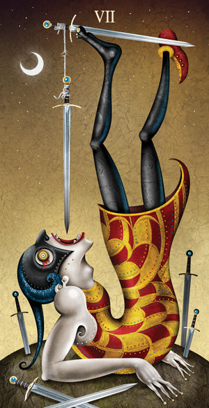 Deviant Moon Borderless Edition Tarot Cards P. Valenza US Games Systems Bdm78